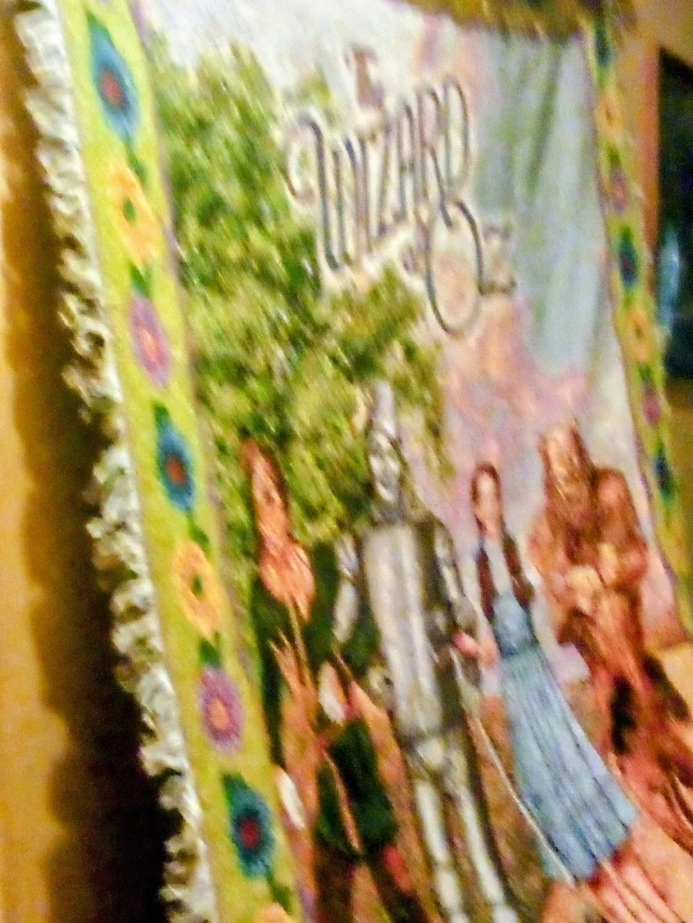 Wizard of Oz Inspired Decorative Tapestry - Multicolor